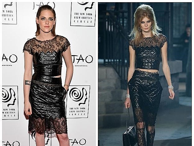 Kristen Stewart, con look de la colección Pre-Fall de Chanel