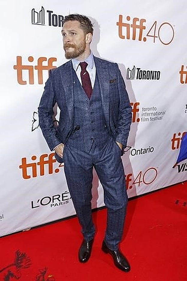 Tom Hardy, impecable y muy sexy en el Festival de Toronto.