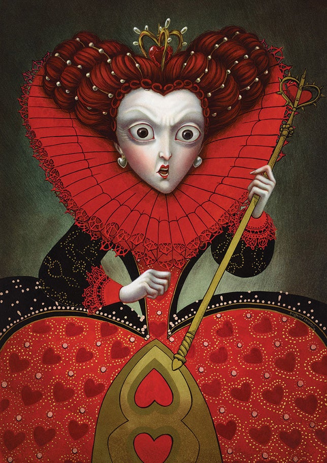 Otra de las ilustraciones sobre 'Alicia en el país de las maravillas' que puede verse en el Museo ABC.