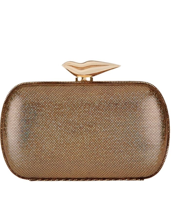 Joya Clutch con cierre rígido de metal, de Diane von Furstenberg (273 €).
