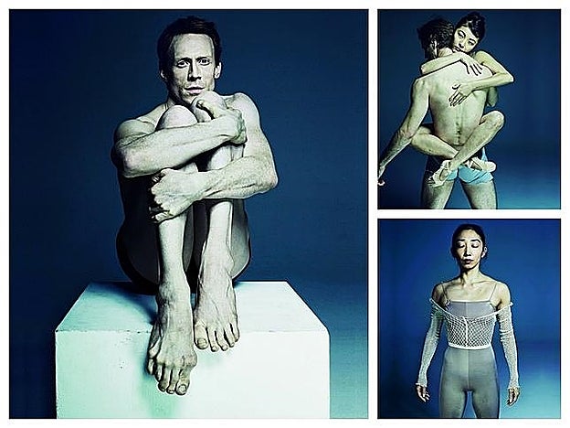 Edward Watson; Nehemiah Kish y Yuhui Choe; y Hikaru Kobayashi, todos ellos del Royal Ballet.