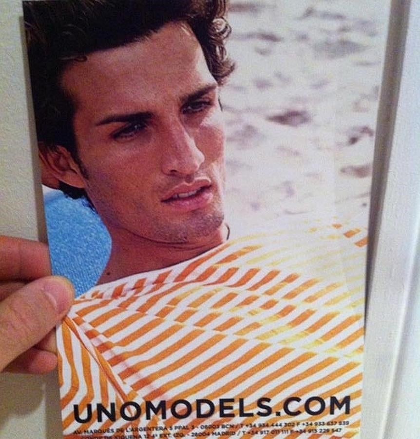 Nahuel Casares trabaja en la agencia Uno Models, la misma que lleva la carrera de Rocío Crusset, por ejemplo.