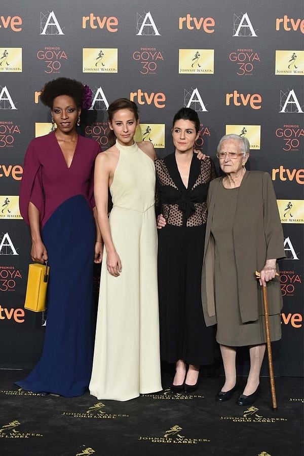 De izquierda a derecha, Yordanka Ariosa, Irene Escolar, Iraia Elías y Antonia Guzmán.