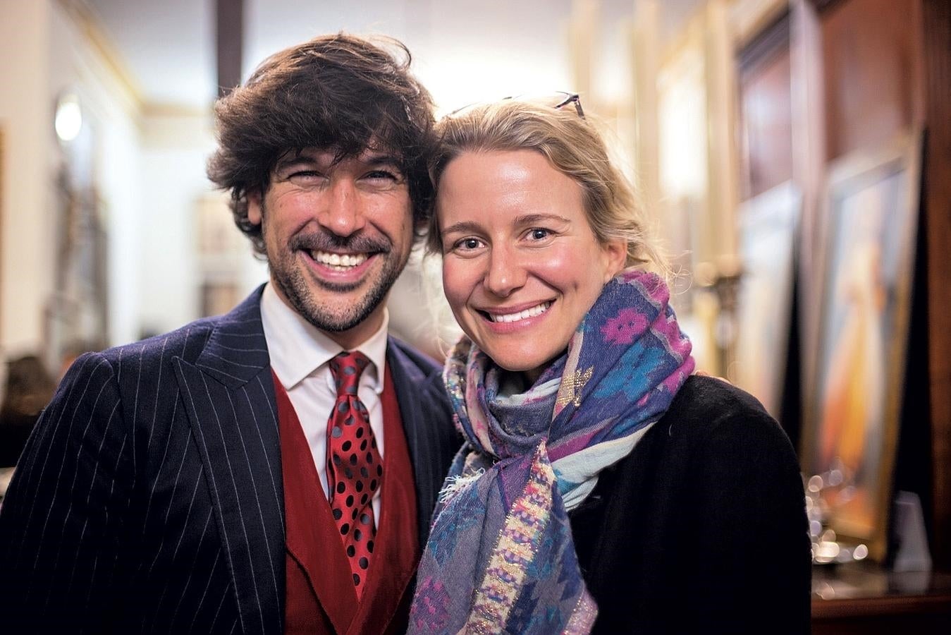 María León con el cantante Manuel Lombo