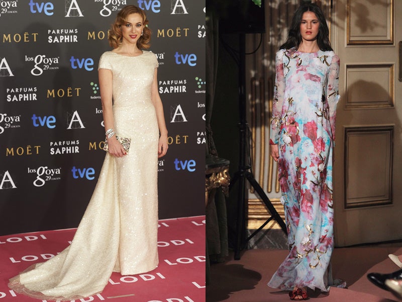 En la pasada edición de los Goya estaba espectacular con un diseño de Jorge Vázquez por lo que nuestra recomendación es ir sobre seguro.