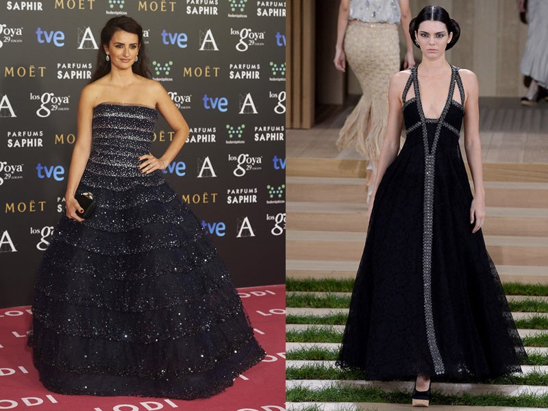 Oscar de la Renta fue su última apuesta, ¿se atreverá con un diseño de Alta costura de Chanel en color negro? En el estreno de ‘MaMa’ ya confió en la casa francesa