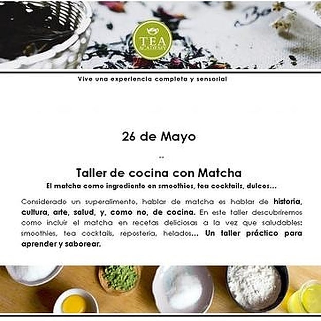 Taller de cocina con matcha.
