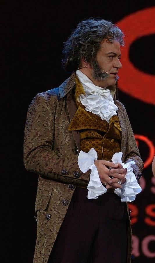 José Corbacho, presentador de la gala de ese año, vestido como Francisco de Goya.