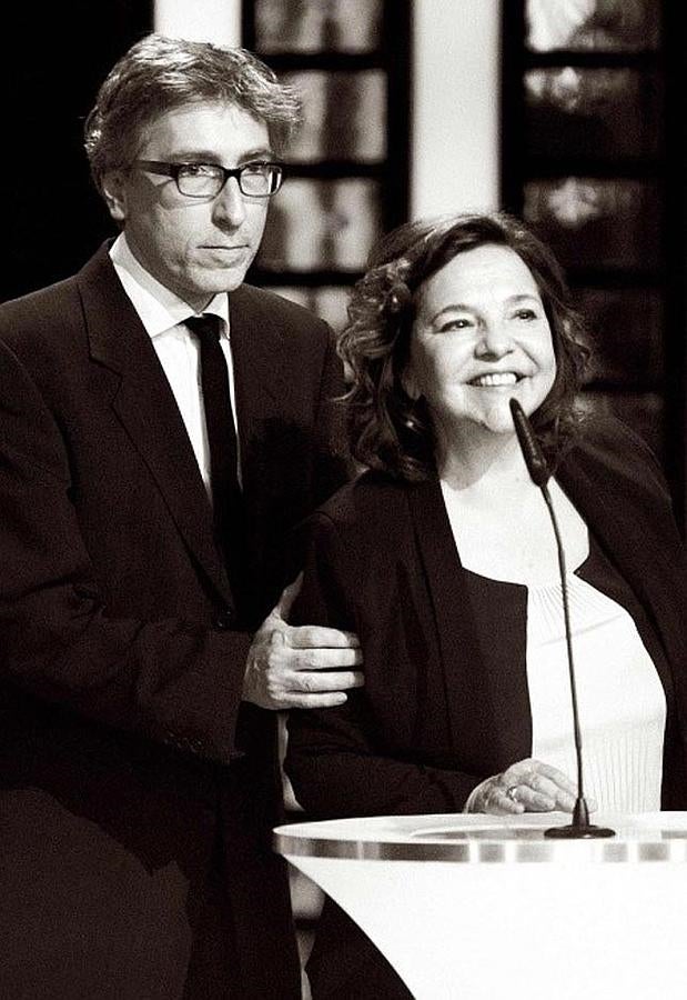 Cristina Huete, productora de 'Vivir es fácil con los ojos cerrados', se acordó de todos los profesionales del cine, dando visibilidad a todos aquellos que trabajan tras las cámaras.