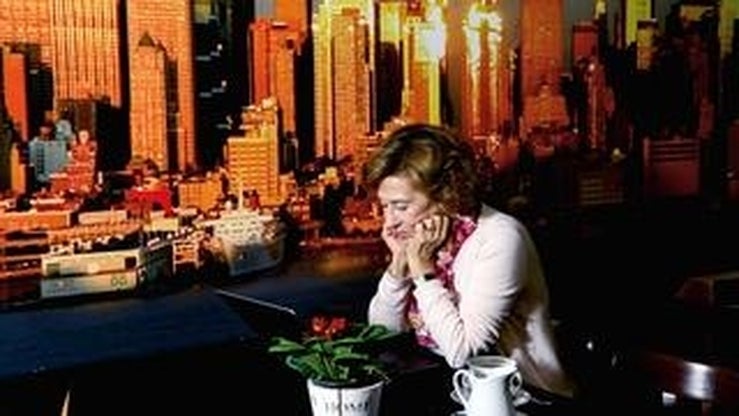 Fotos: Julia Navarro con Nueva York de fondo
