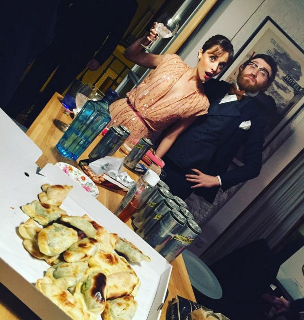 Paco plaza subía su foto de los momentos antes con su compañera Leticia Dolera