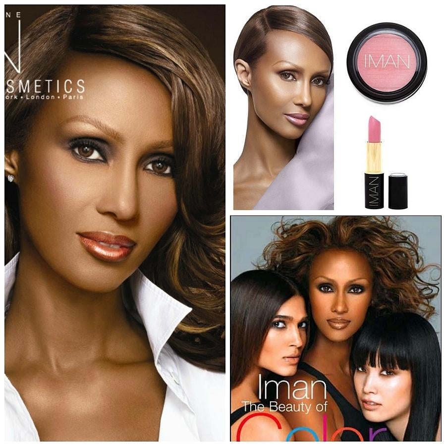 La ex-top model Iman, fundó su empresa Iman Cosmetics, pensando en mujeres que, como ella, tienen las piel oscura y no encuentran ningún su maquillaje ideal. Ahora dispone de un nutrido arsenal de productos de maquillaje directamente formulados para atender a las necesidades cromáticas de las pieles rosadas, negras, amarillas y de todos las subtonalidades que puedan presentar.
