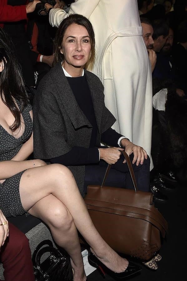 Ana García no quiso perderse la nueva colección del diseñador malagueño.