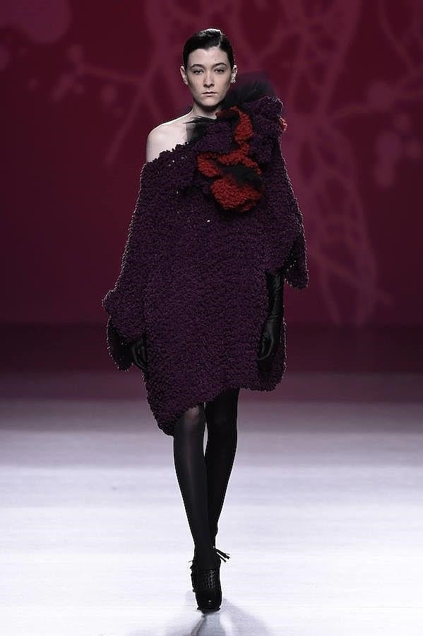 Jersey oversize de punto gordo.