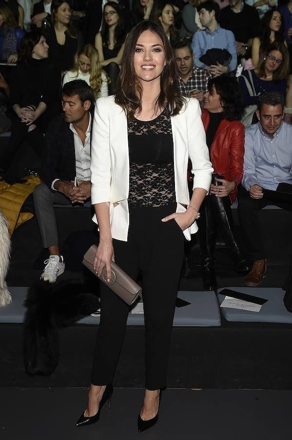 La modelo derrochó belleza en el desfile.