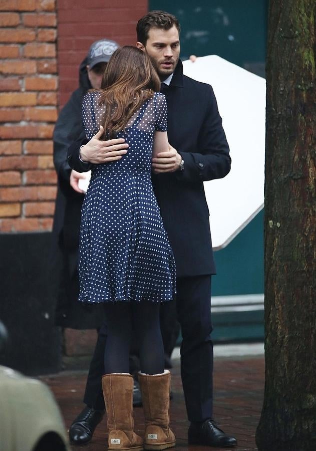 Pasión y cariño entre los protagonistas de la cinta, que ya se encuentra en pleno rodaje.