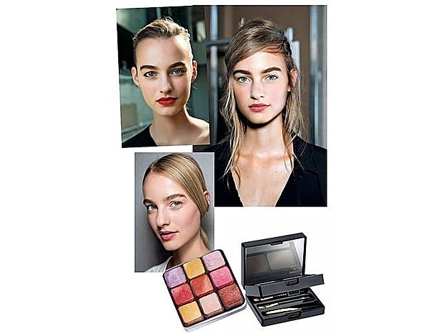 Caja de sombras My Parisian Pastels Shimmer Cubes de Lancôme (60 €). Brow Box Colección Gwen Stefani de Urban Decay (32 €).