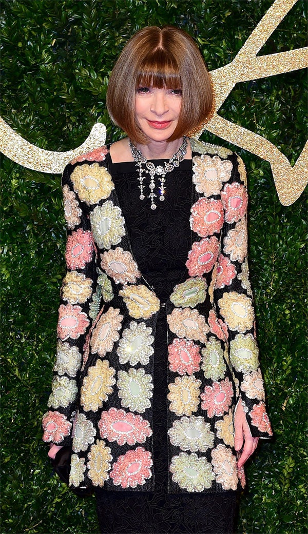 Anna Wintour es una escritora, periodista y editora jefa de la edición norteamericana de Vogue.