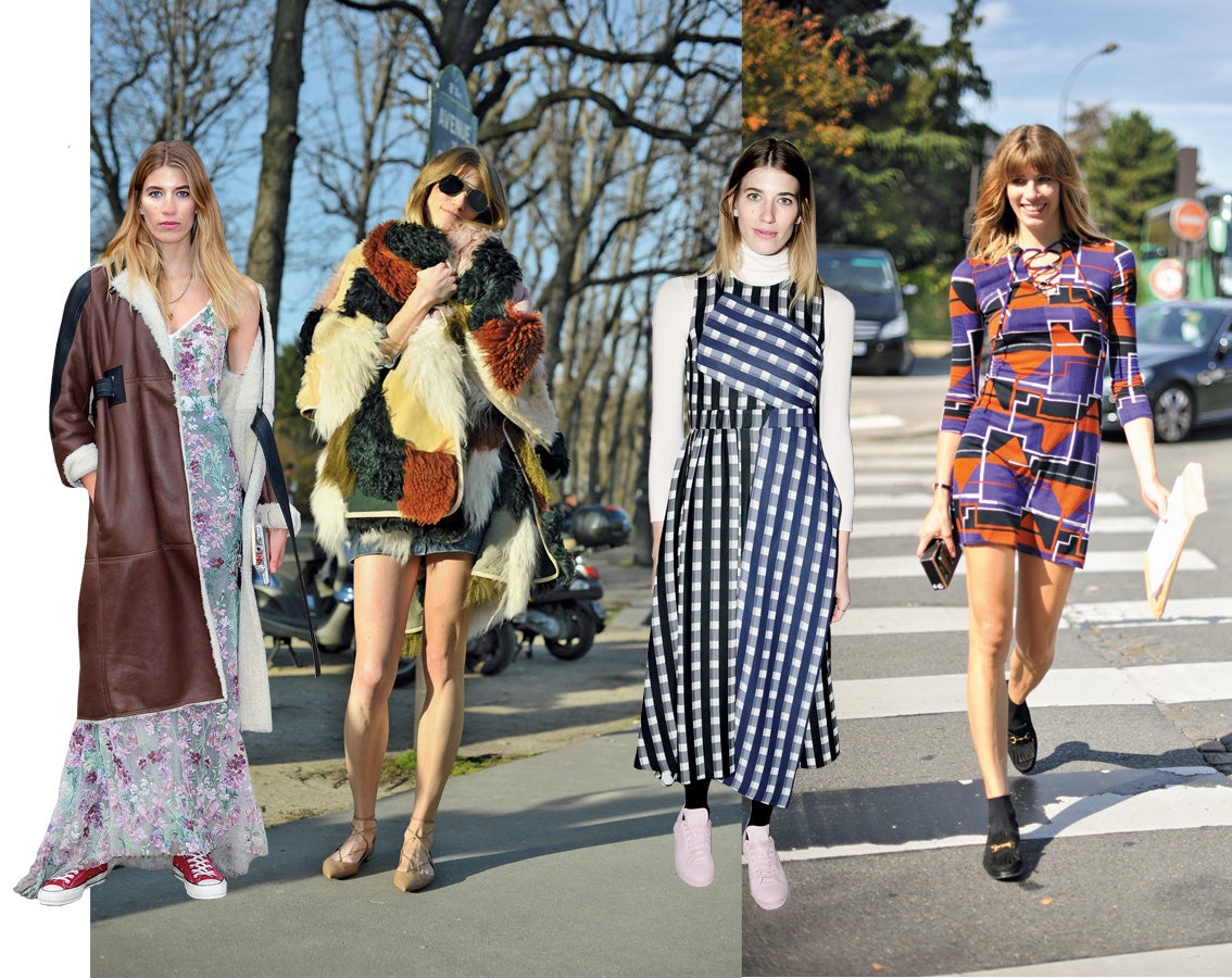 Es complicado reconocerla sola porque no suele dejarse ver sin su chico, Justin OShea. Ambos se encargan de My Theresa, la web de compras de lujo on line. Y salta a la vista que se dedica a la moda. Una de sus prendas favoritas: los vestidos, mini o maxi, que le encanta mezclar con zapatillas.