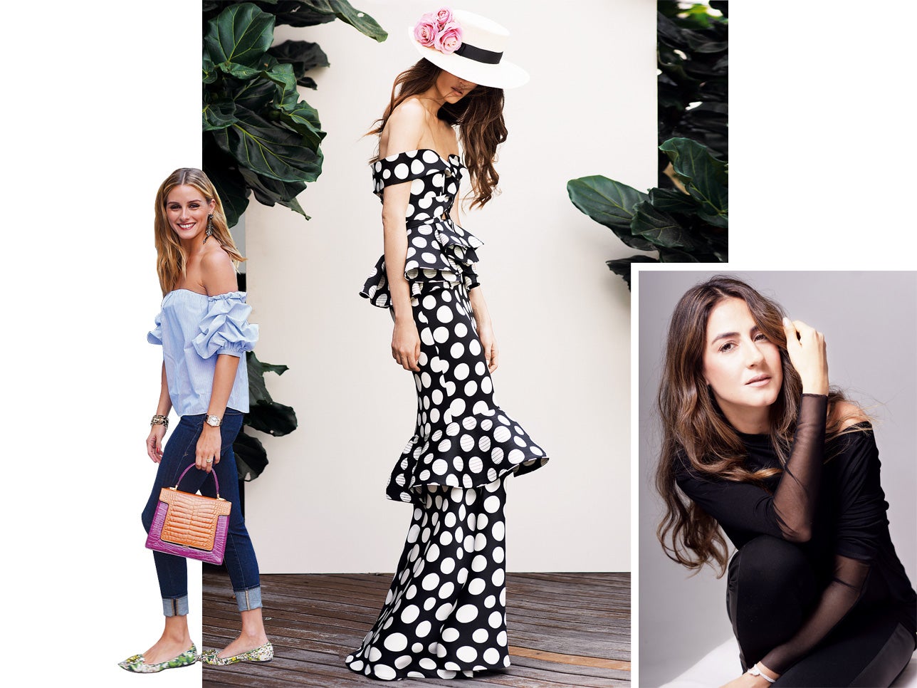 La moda no entiende de fronteras. Hay vida más allá de las grandes capitales de la moda, como París o Milán, y la prueba es el éxito de la diseñadora colombiana Johanna Ortiz. La creadora de Cali ha situado a su país en el mapamundi fashion gracias, sobre todo, a que celebrities e it girls como Olivia Palermo o Leandra Medine han lucido sus blusas abullonadas y de hombros descubiertos (una de las tendencias de esta primavera). Y con estas embajadoras, los diseños de Johanna se codean con firmas como Gucci o Balmain en los portales de venta on line Moda Operandi y Net-a-porter. Volantes y estampados coloristas son sus señas de identidad. (Olivia Palermo)