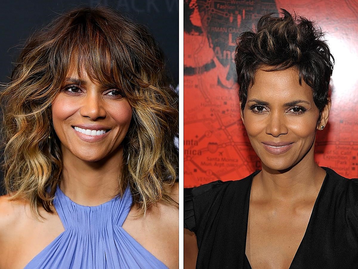 Halle Berry está guapísima con el pelo corto, un pixie que le sienta de maravilla y que ha lucido en los últimos años. Parece que la actriz se cansó del pelo tan corto y en la transición hacia el pelo largo ha apostado por el 'swag', la media melena ondulada y con flequillo que tan de moda estuvo en otoño.
