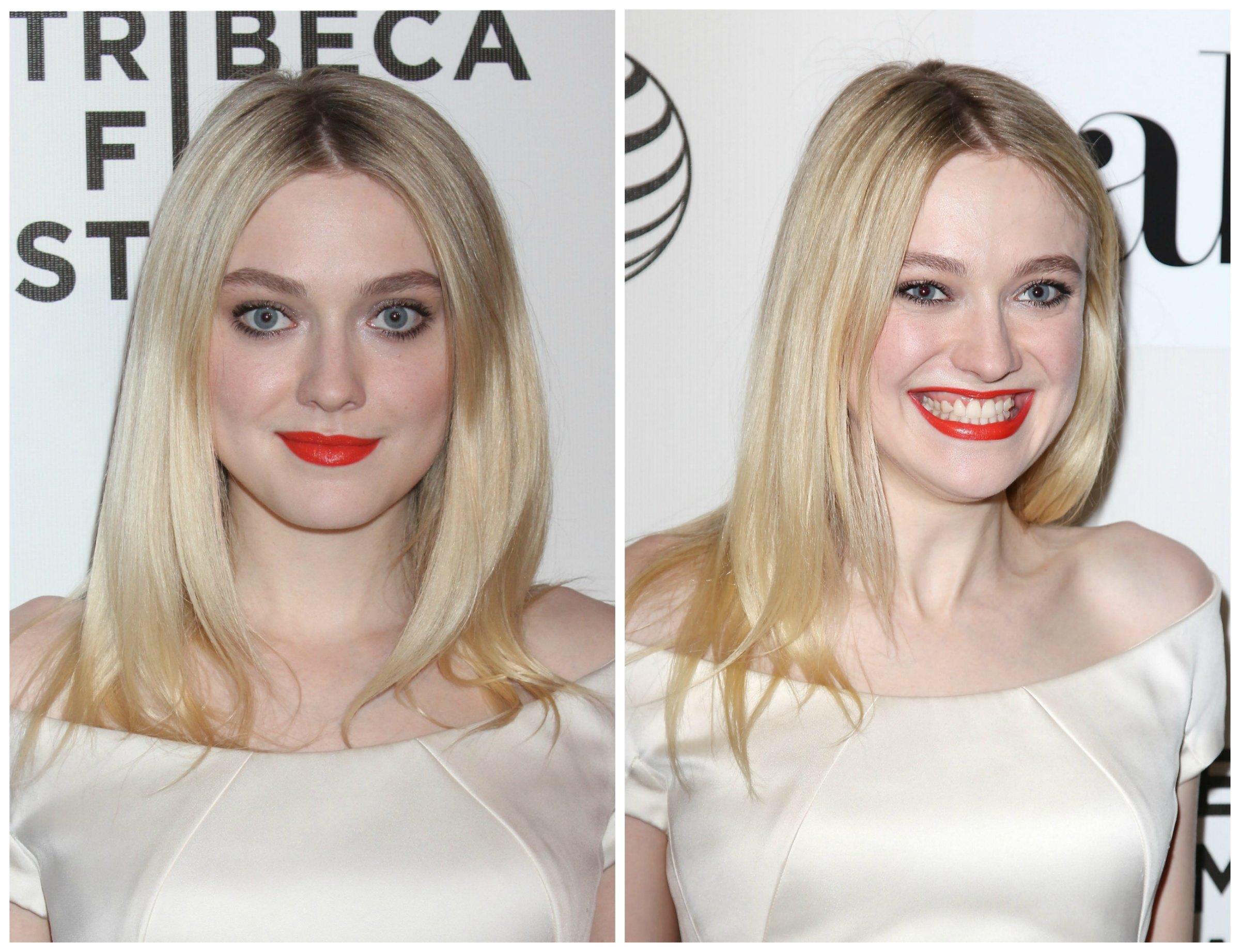Algo parecido, pero en versión 'amateur', le pasa a Dakota Fanning.