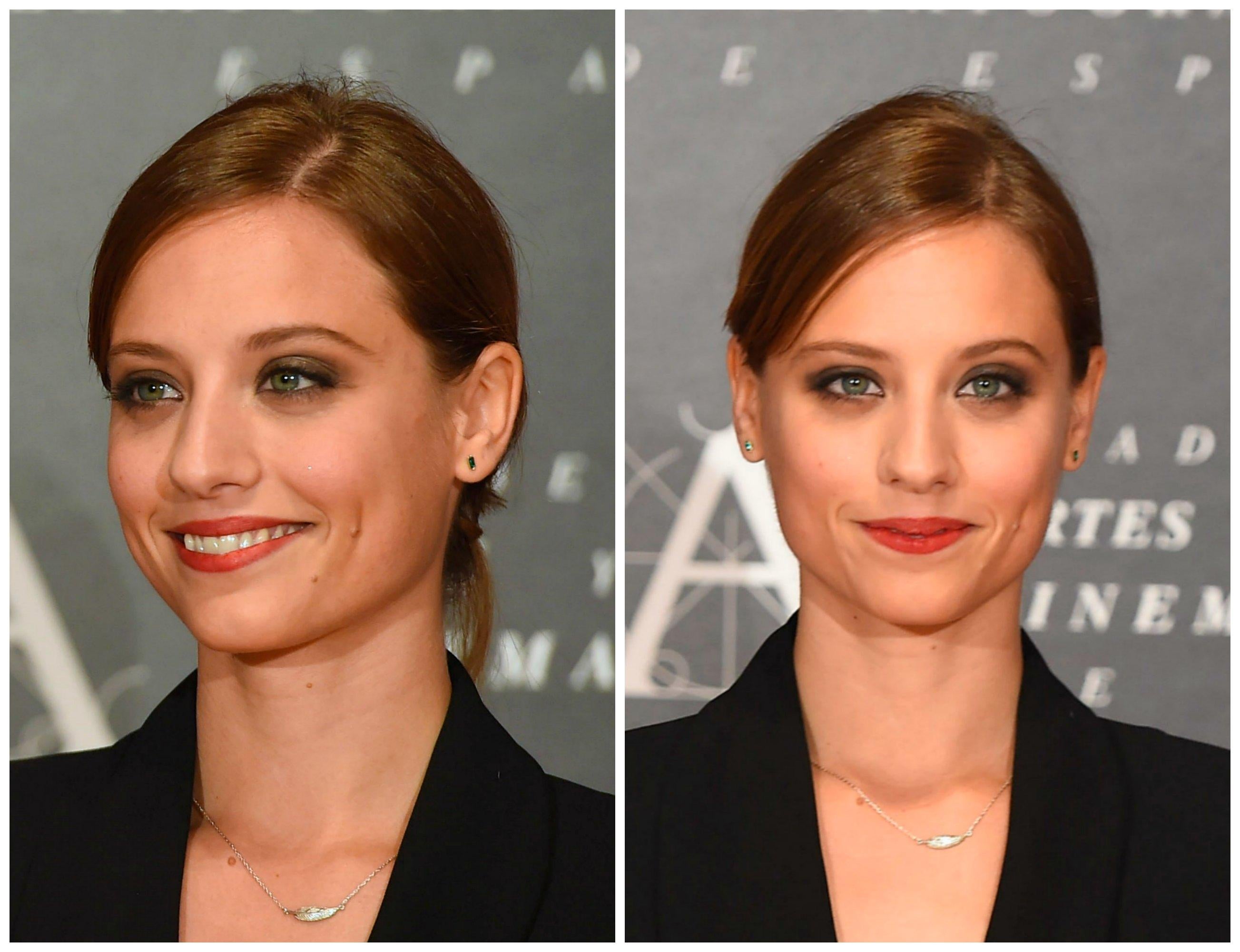 Su sonrisa le da un irresistible punto de inocencia mezclada con picardía.