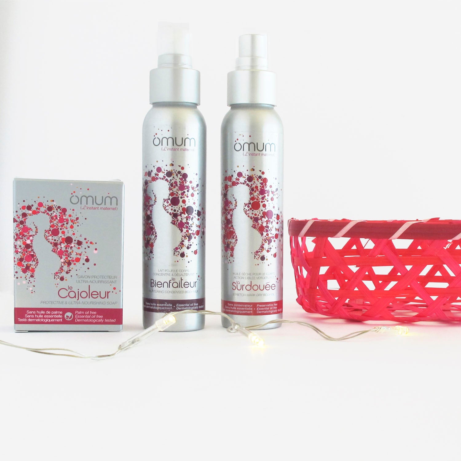 Para futuras mamás y las que acaban de serlo, este pack está formado por un Aceite Corporal Antiestrías, una Hidratante Corporal y un Jabón Protector para cuidar y proteger la piel durante el embarazo y prevenir las estrías o reducirlas. Aptos para veganos. (67,80€, sensible-vip.com).