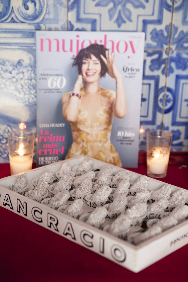 Los exquisitos chocolates Pancracio como grandes protagonistas de la jornada de lujo de Mujerhoy.