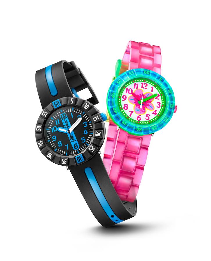 Estos modelos de relojes que pueden disfrutar a diario pertenecen a la colección Sunny Hours. A la izquierda, la opción para chicos (Precio: 45 €) y a la derecha, para niña (Precio: 42 €).