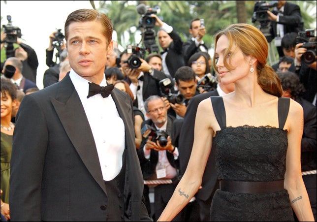 Sin duda, la pareja más guapa sobre la alfombra roja. Esta imagen es de la 60ª Edición, en 2007.