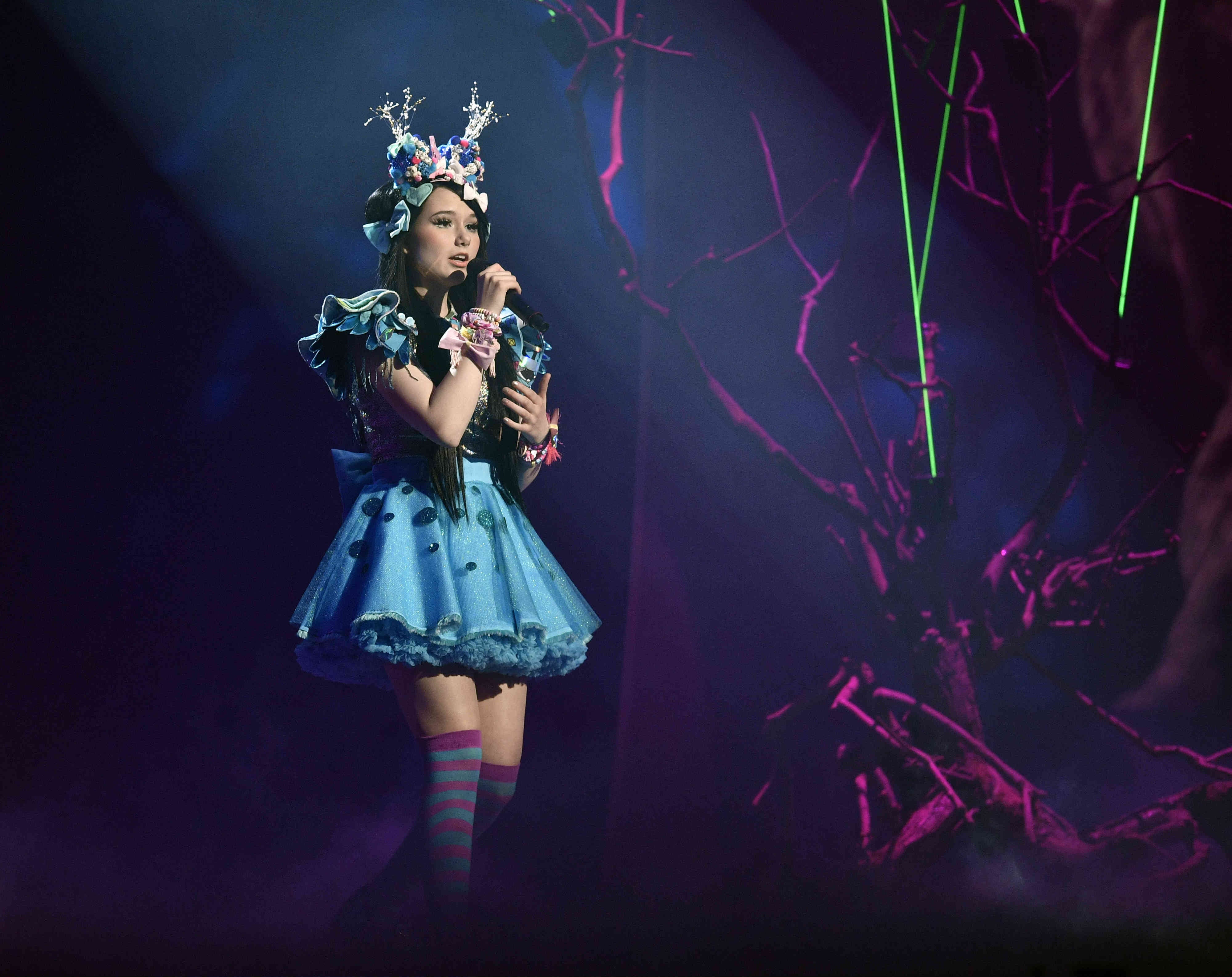 Jamie-Lee ensayaba con esta escenografía su canción que representará a Alemania: 'Ghost'