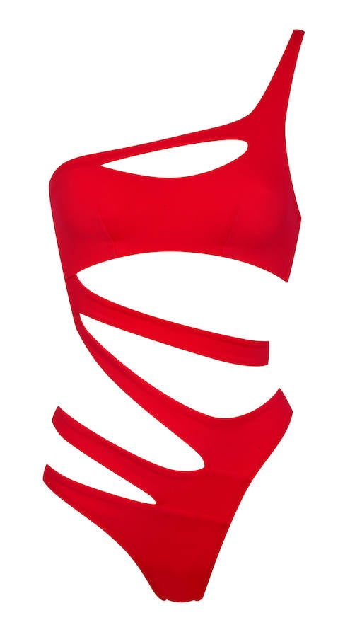 ¿Te atreves con este bañador rojo de Agent Provocateur? (Precio: 295 euros)