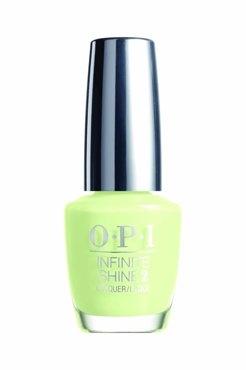 OPI Infinite Shine No Light Gel-Laquer tono SagelessBeauty (19,80€), un amarillo limón para las novias que quieran arriesgar.