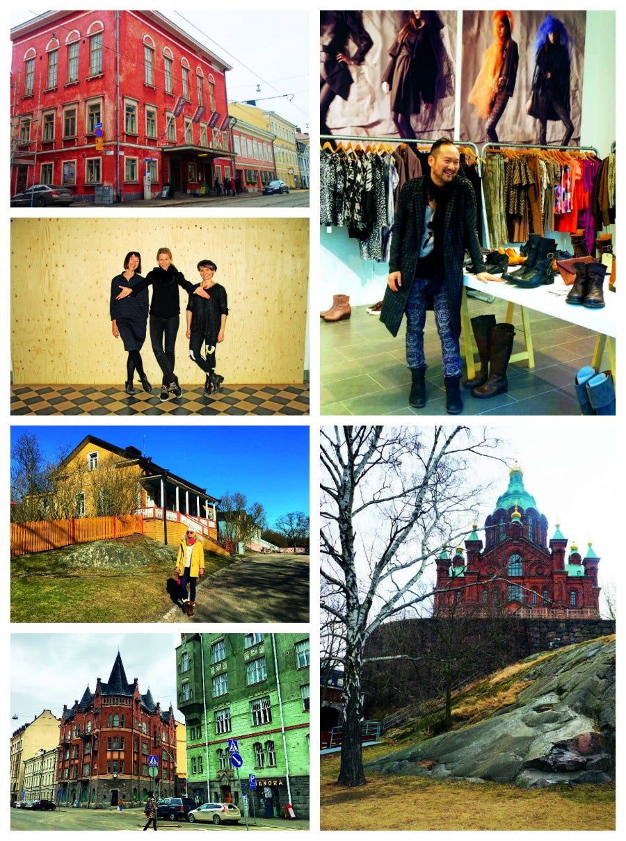 Barrio de Katajanokka, el diseñador conocido como 20R+BYYAT. Catedral ortodoxa de Uspenski. Con Piia Lechtinen y Minna Särelä, autoridades del diseño en la ciudad.Un paseo por la isla de Suommelina.