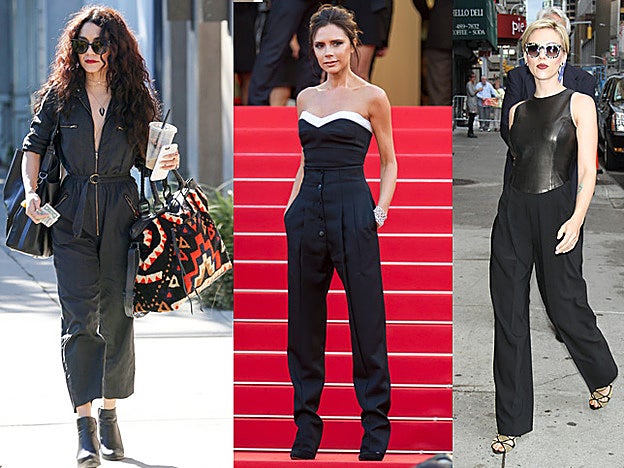 El mono, una de las prendas favoritas de celebrities como Vanessa Hudgens, Victoria Beckham o Scarlett Johansson