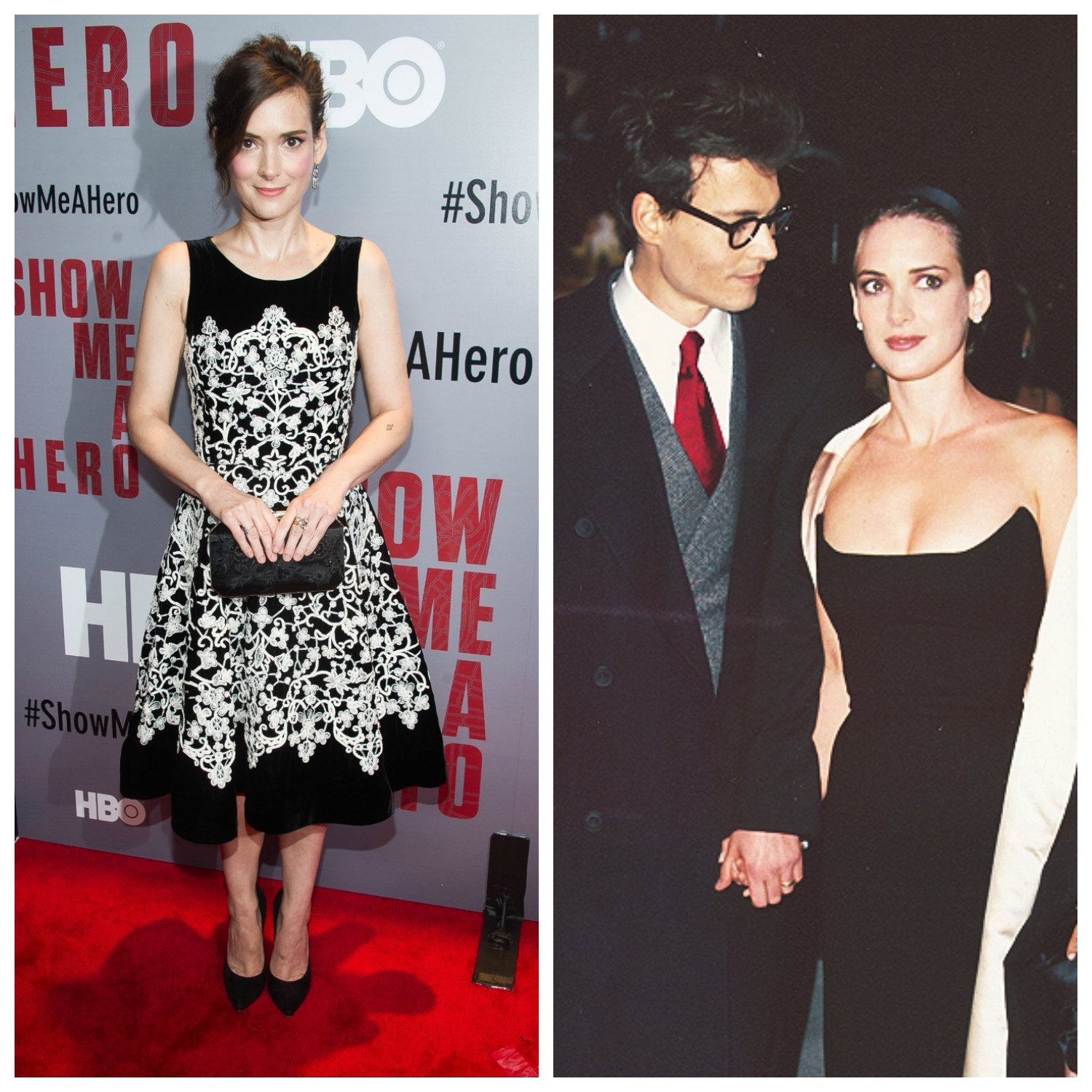 La actriz conserva la misma mirada esquiva y tímida que cuando en los primeros '90 era la musa de Tim Burton y novia de Johnny Depp.