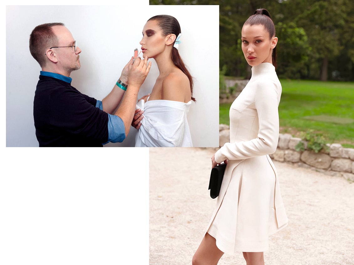 Ha dejado de ser la "hermana de... (Gigi Hadid)" y sus portadas de revista y su aparición en diferentes campañas de firmas de moda le han servido para coronarse como reina de la belleza de Dior. Bella es la nueva imagen de la firma para su línea de maquillaje y cosmética, y se suma a caras tan conocidas como Jennifer Lawrence o Natalie Portman. (La modelo con el director creativo de maquillaje de Dior, Peter Phillips).