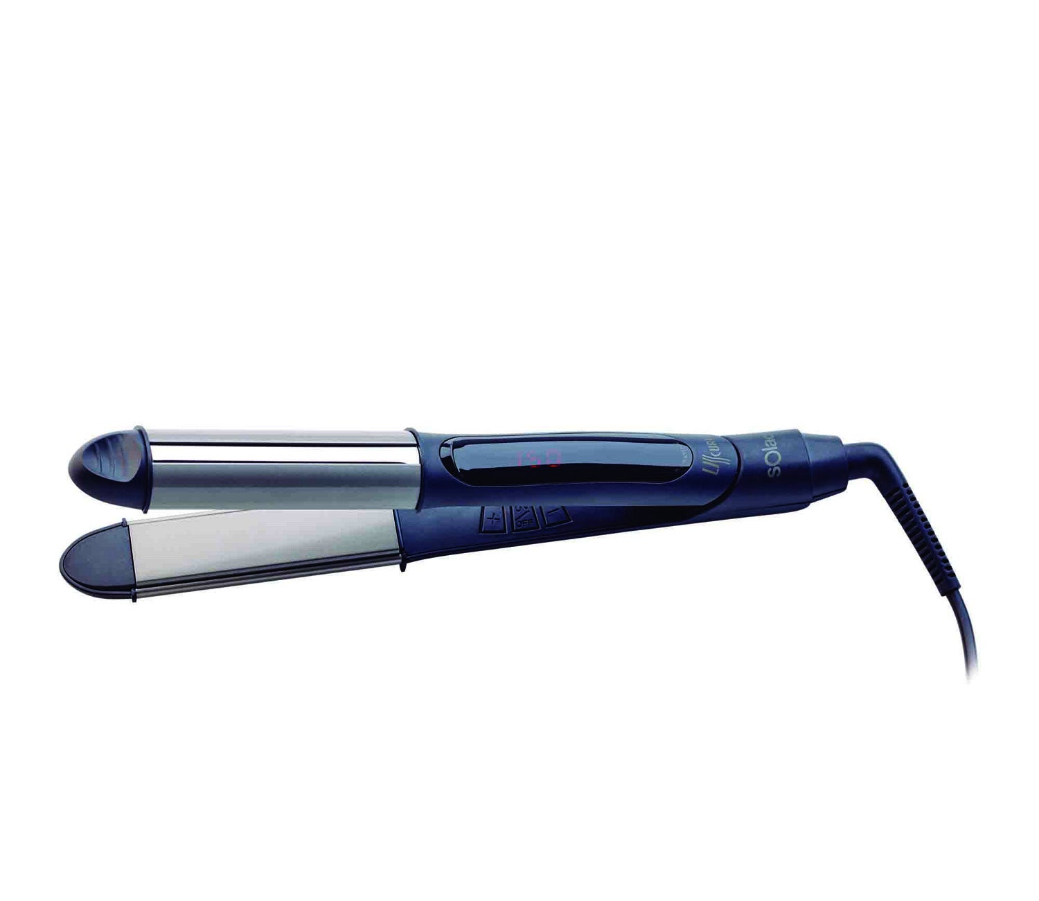 Con esta plancha es muy fácil lograr unos rizos fabulosos gracias al diseño de sus placas curvas a ambos lados, o un alisado perfecto gracias a su temperatura profesional de 230ºC. Cuenta con avanzadas placas flotantes ultra-suaves de Keratina iónica que permiten cuidar del cabello. El resultado es un peinado brillante, libre de encrespamiento. (39’99€)