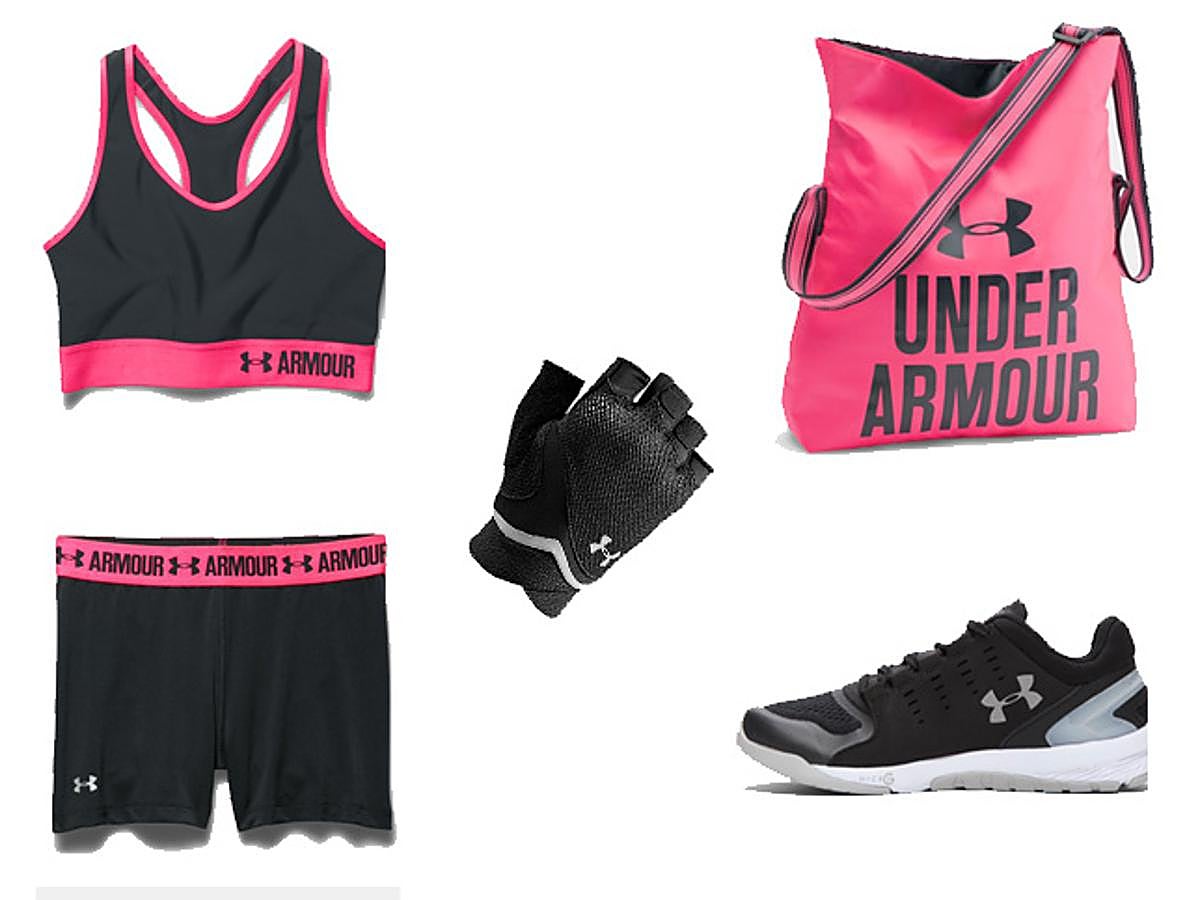 ¿No vas a salir del gimnasio este verano? Entonces equípate con algo tan fresco como cómodo como este conjunto de Under Armour.