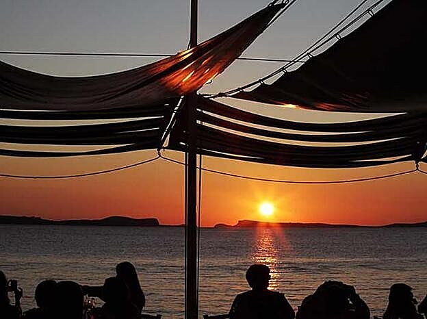 Galería. Un atardecer en una terraza