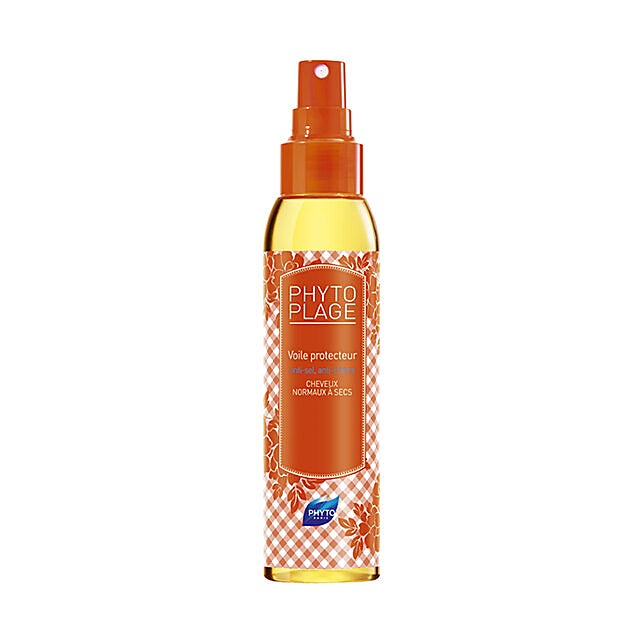 Phyto Plage Velo Protector Anti-sal y anti-cloro con flor de girasol de Phyto (17 €).