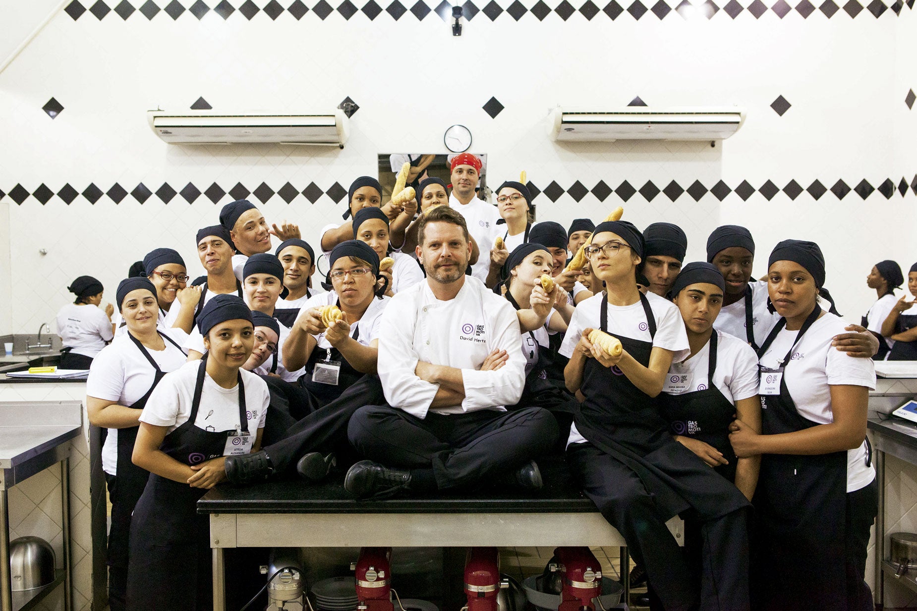 David Hertz ofrece formación a jóvenes de los barrios más populares de Sau Paulo y Río de Janeiro.