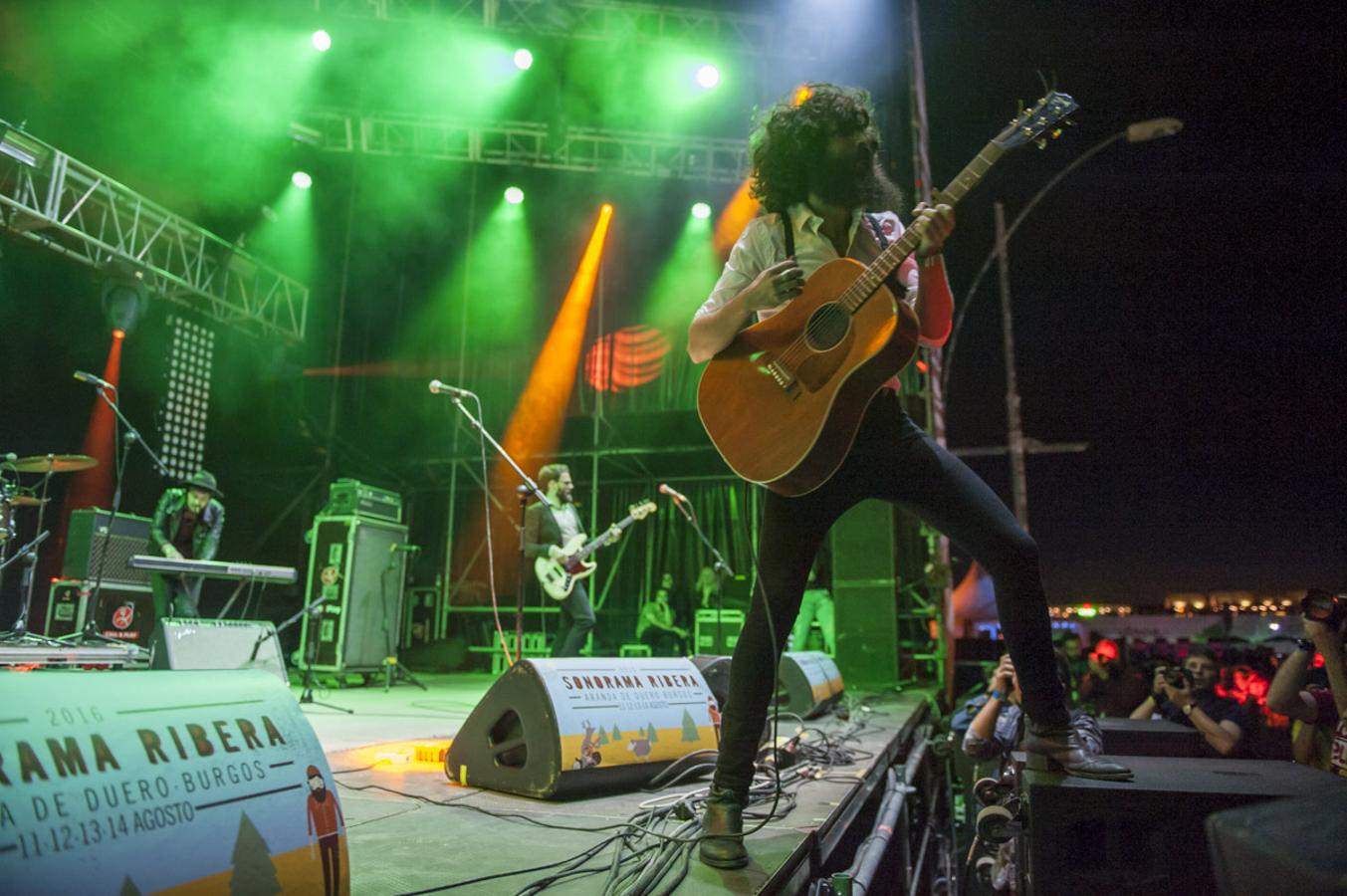 El santanderino Ángel Stanich sobre el escenario.
