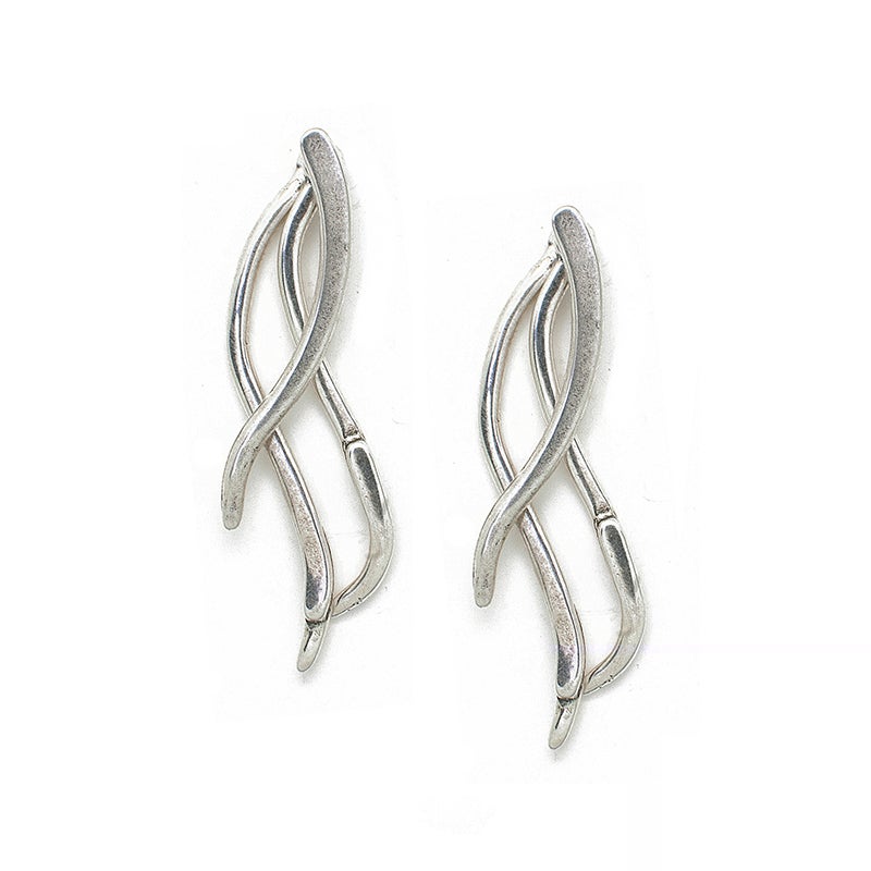 Realizados en plata y en forma de espiral, la propuesta de la firma Ciclón (Precio: 23.50 euros)