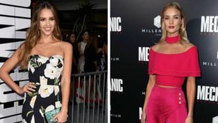 Fotos: Duelo de estilo en Hollywood: Jessica Alba Vs. Rosie Huntington-Witheley