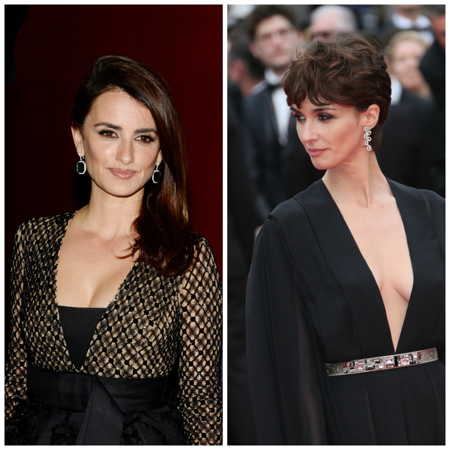 Nuestras dos actrices más internacionales, cara a cara. O, mejor dicho, pelo a pelo... Pe lleva años con larguísima melena, pero nos apetecería verla arriesgar haciéndose un corte tan sofisticado como el de Paz Vega. ¡El éxito estaría asegurado en Hollywood!