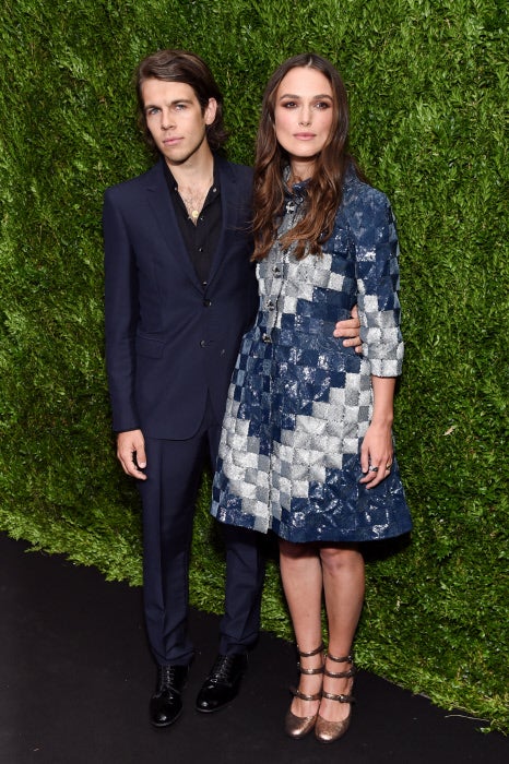 La pareja, muy conjuntada en la fiesta de 'la maison'.
