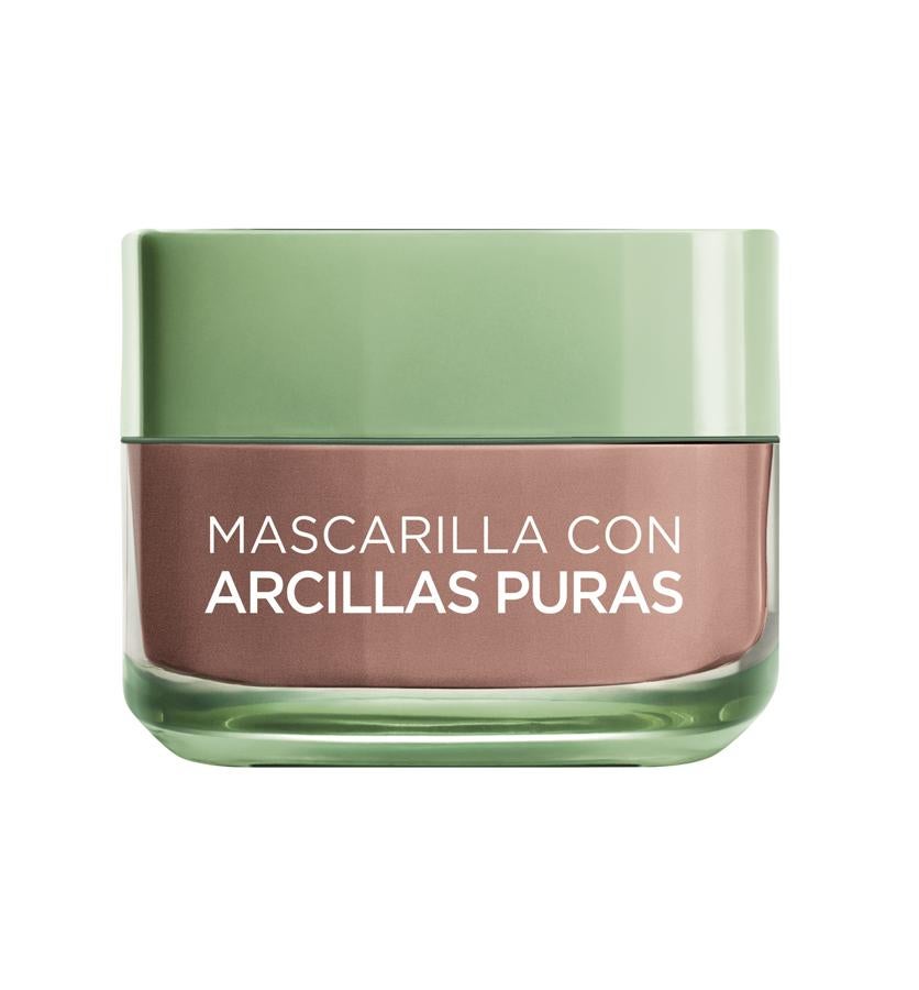 Los laboratorios L’Oréal han seleccionado 3 arcillas puras y las han combinado con Extracto de Alga Roja, con virtudes clarificantes, en una textura cremosa que no reseca, para exfoliar la piel y suavizar los poros. Para pieles normales a secas. Sobre la piel limpia aplicar una fina capa, evitando el contorno de ojos y labios. Dejar secar 10-15 minutos y aclarar abundantemente con agua. (9,99€)