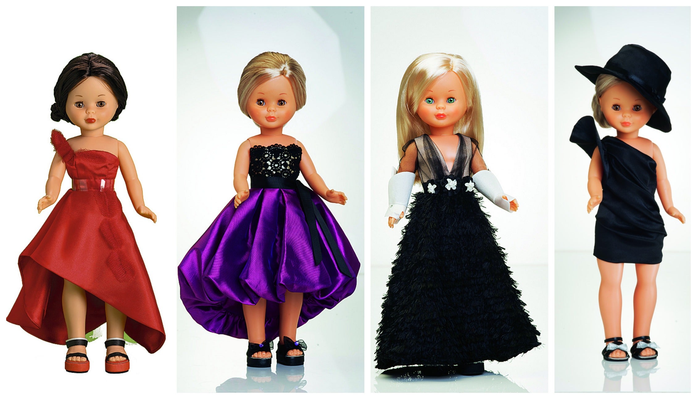 Juanjo Oliva, Roberto Torreta, Ana Locking y Ailanto son algunos de los diseñadores que han creado un modelo para la muñeca española más famosa, "Nancy es un símbolo de la ilusión y la elegancia", dice Modesto Lomba. La colección, de Planeta DeAgostini, se vende por fascículos con información de los creadores. (Devota y Lomba, Hannibal Laguna, Ionfiz, Roberto Verino)